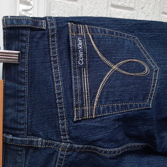 Women's Calvin Klein Flare Jeans Low Waist Size 27 - Picture 9 of 13